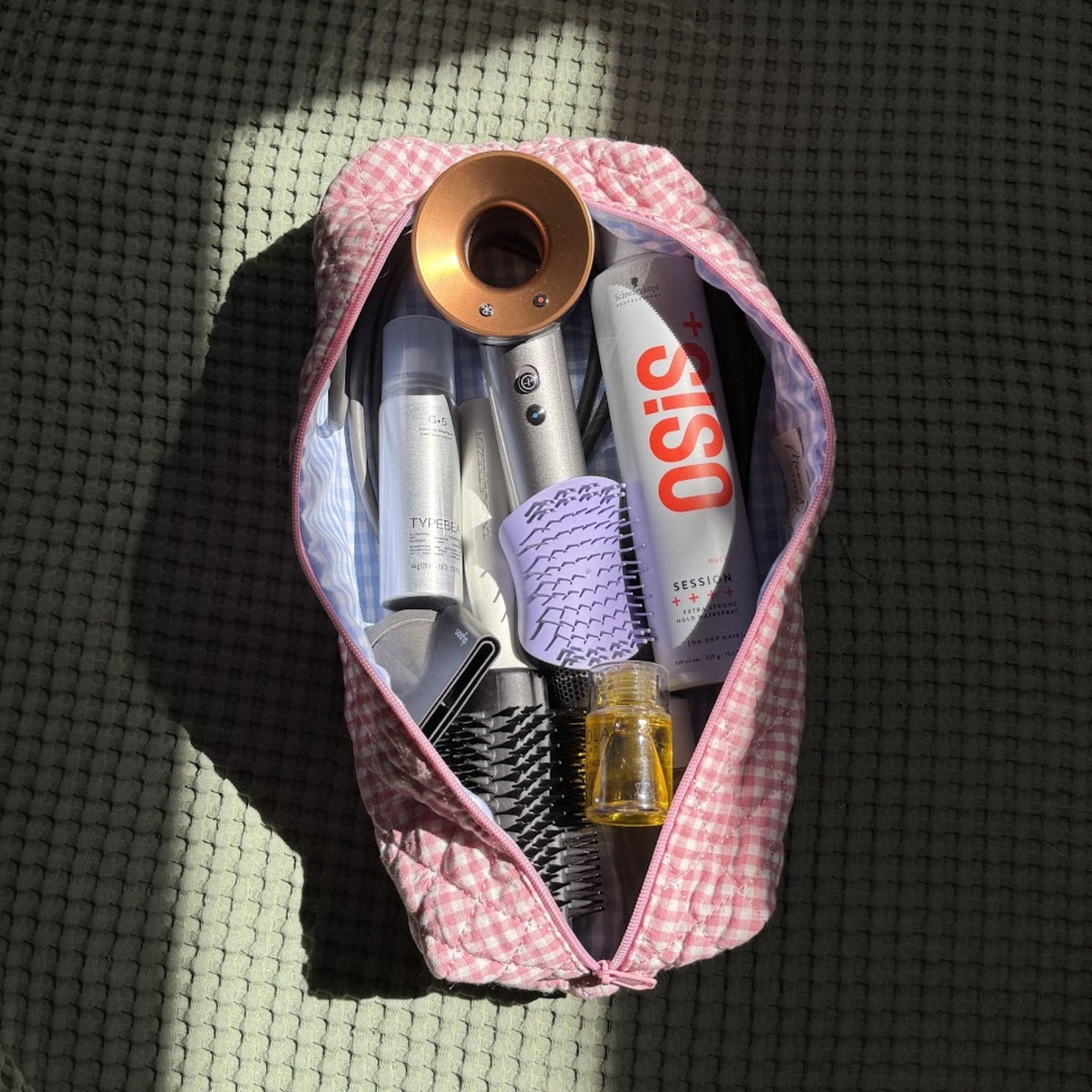 Moon Nude Flamingo Hair Tool Bag