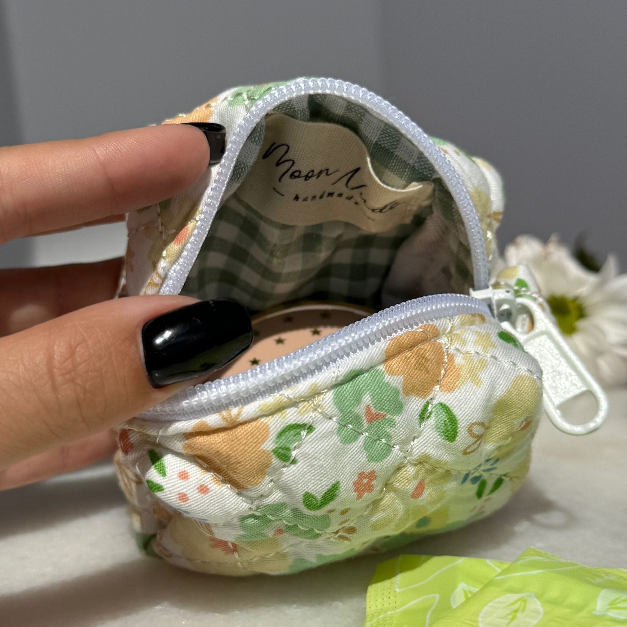 Moon Nude Bloom Keychain Bag